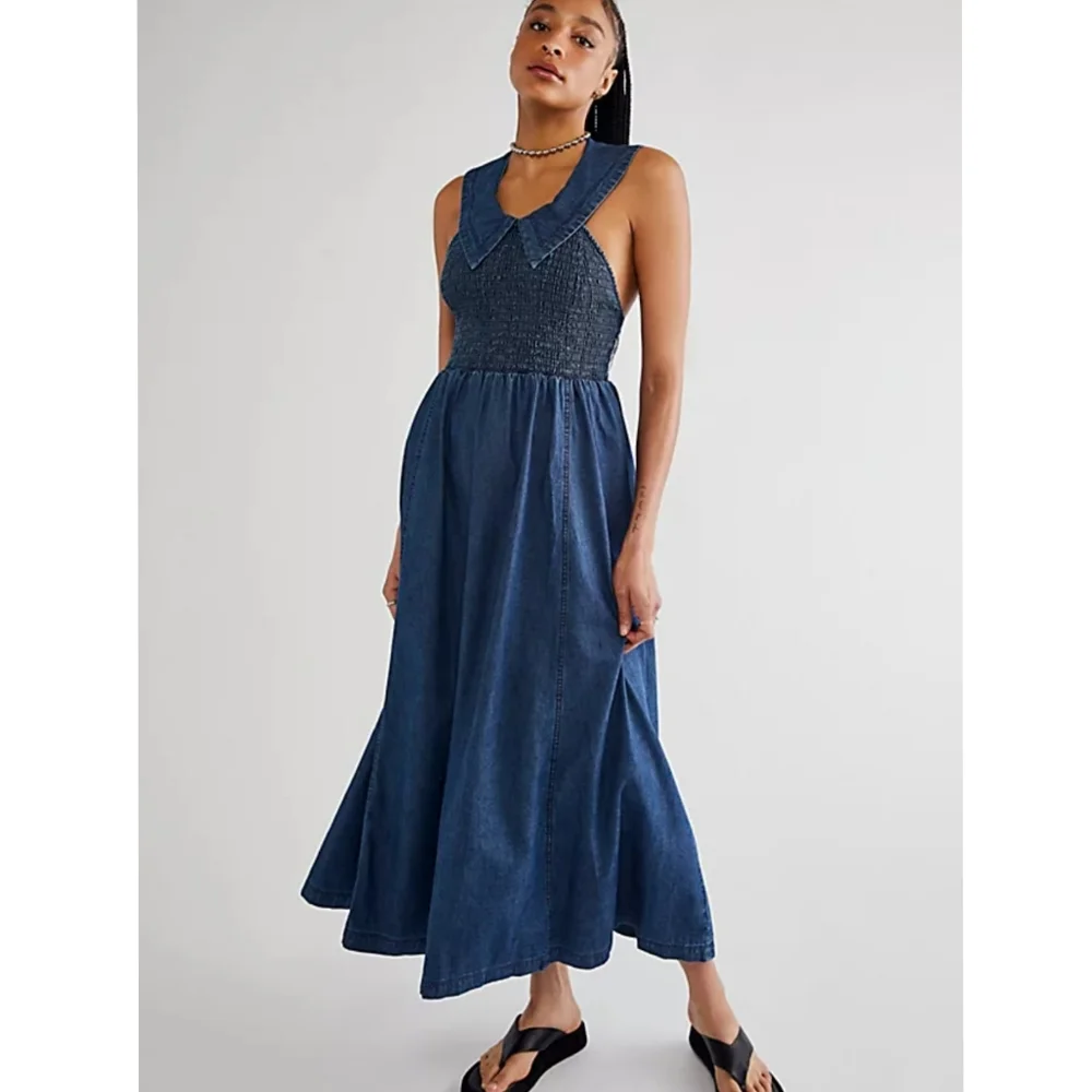 Free people Bambi Girl Midi Dress Size S - Picture 1 of 3